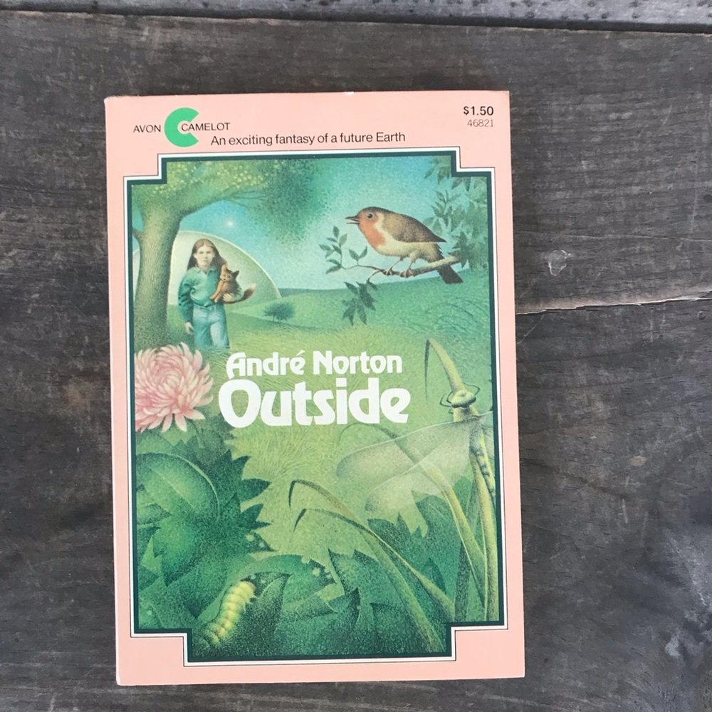 🔵 5 for $20 - vintage book Outside by Andre Norton